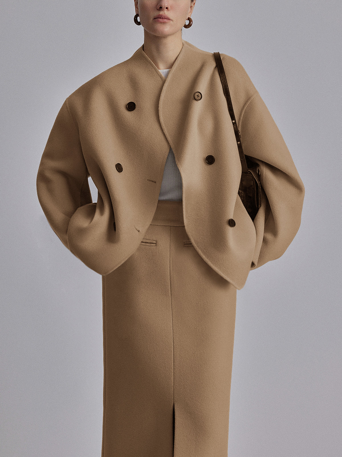 Women’s Long Jacket | Double-Breasted