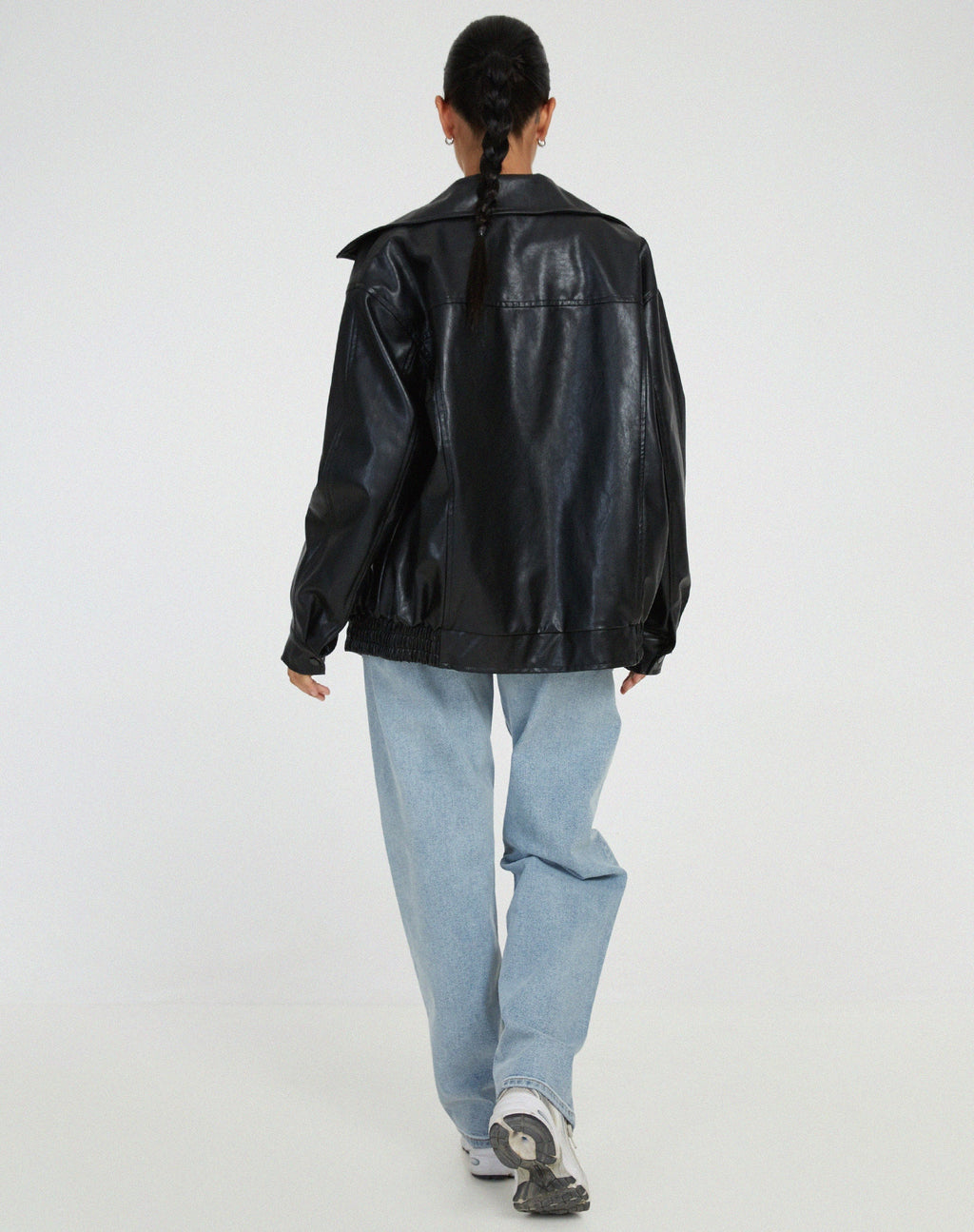 Women’s Oversized Bomber Jacket | Zip-Up