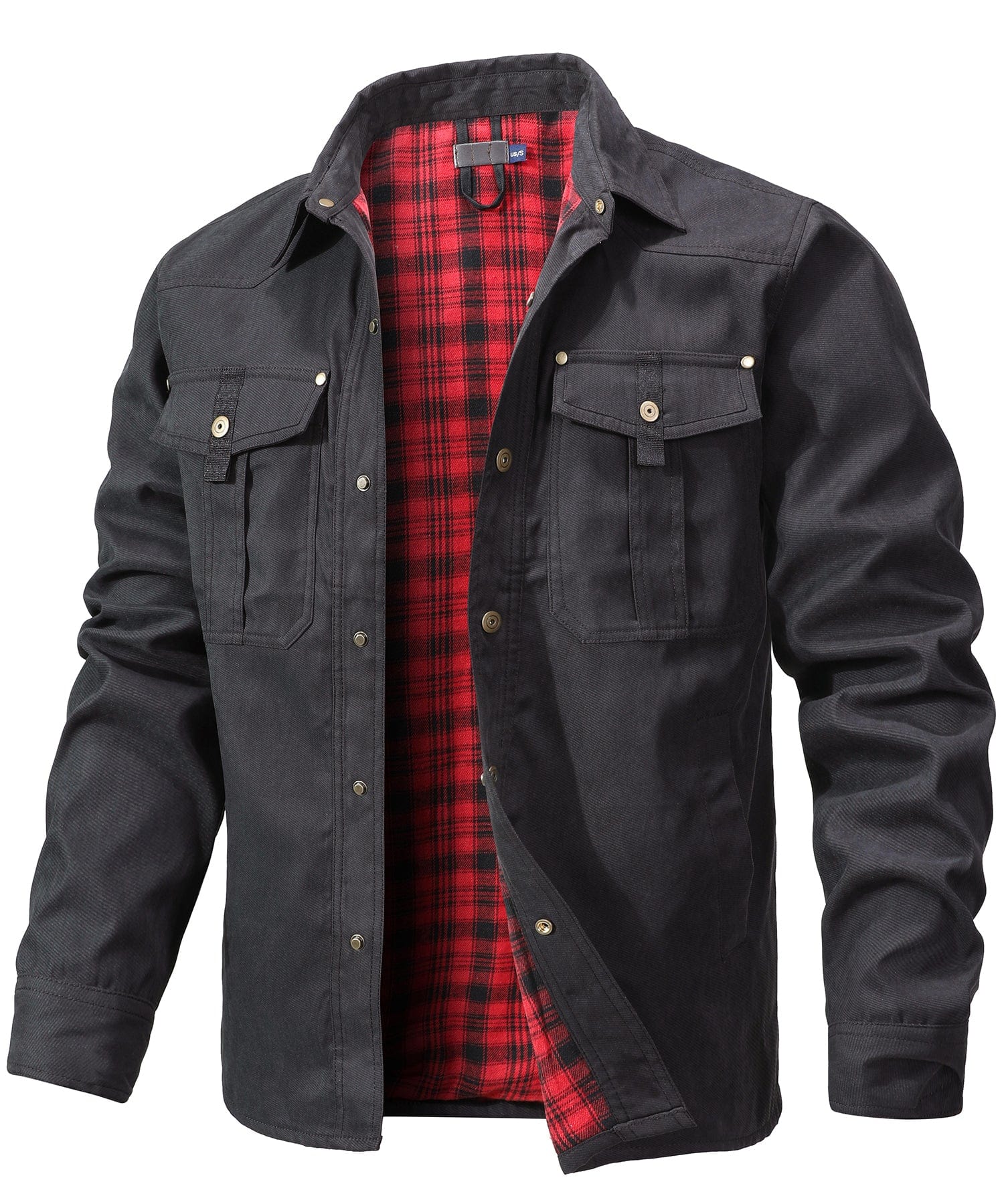 Men’s Casual Jacket | Button-Up and Pockets