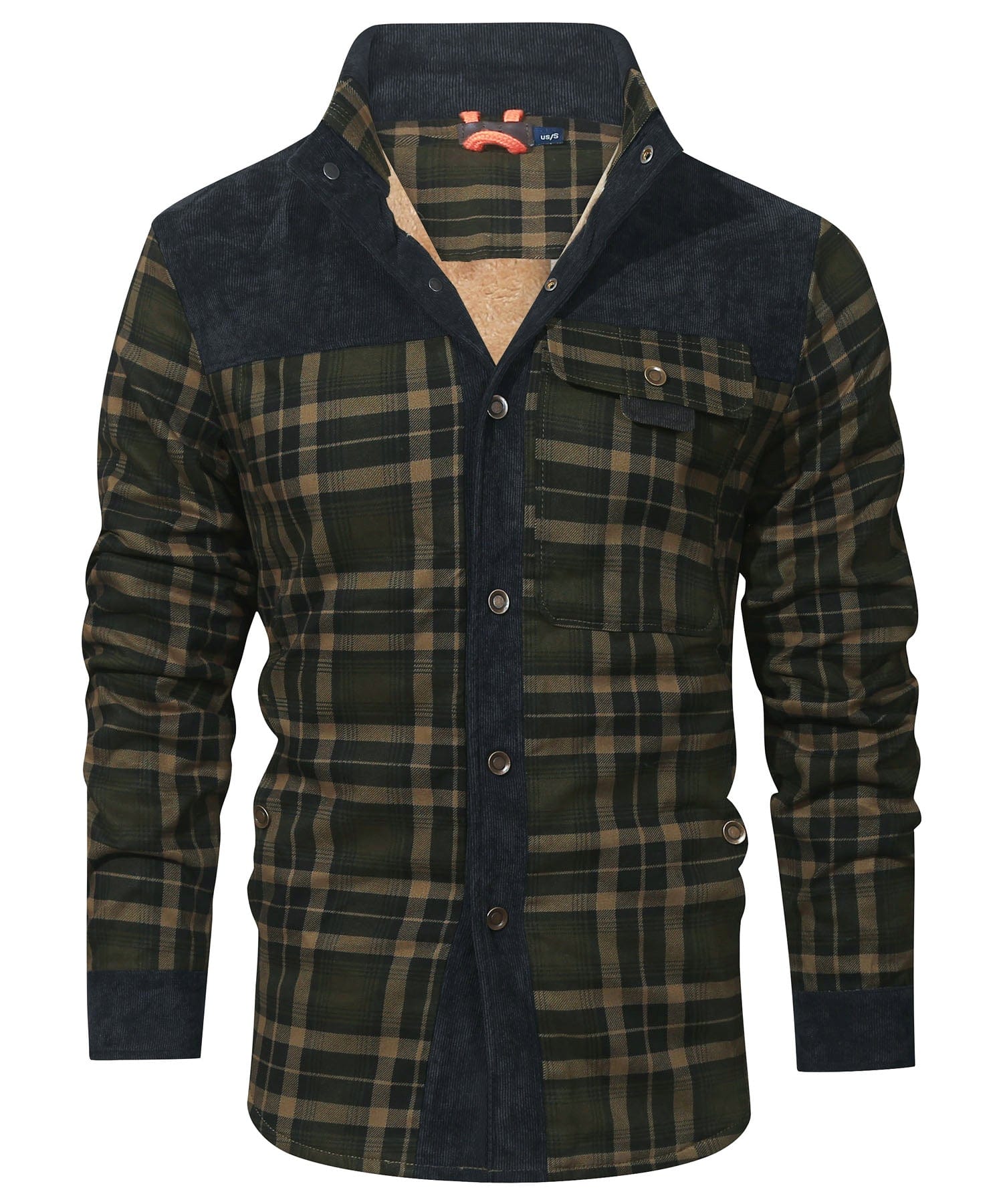 Men’s Casual Jacket | Button-Up Pockets