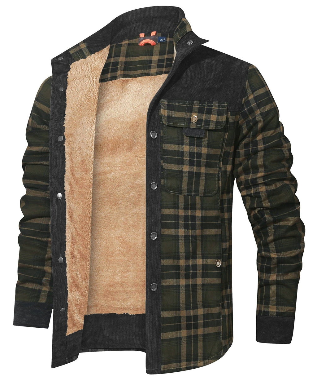Men’s Casual Jacket | Button-Up Pockets