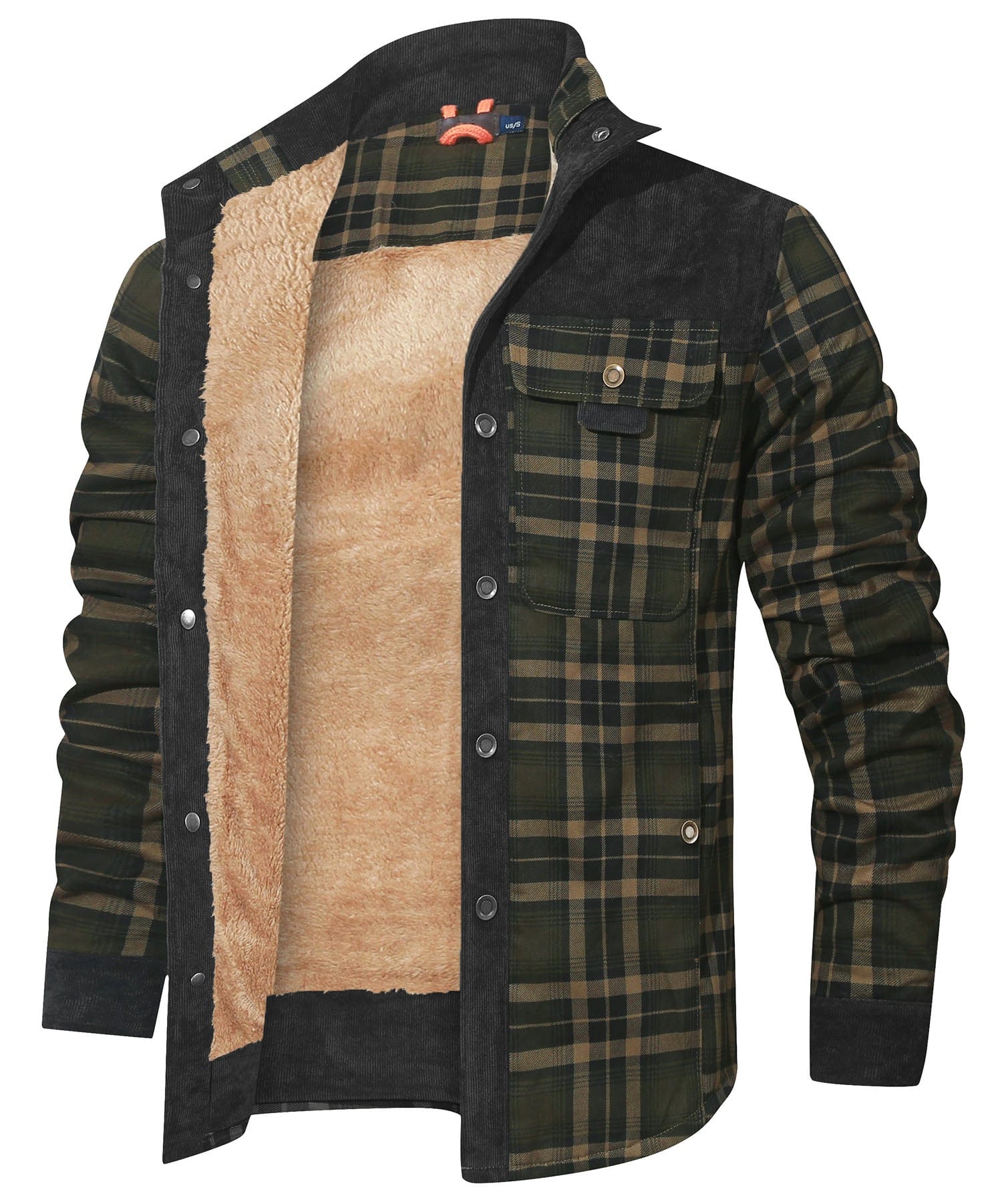 Men’s Casual Jacket | Button-Up Pockets