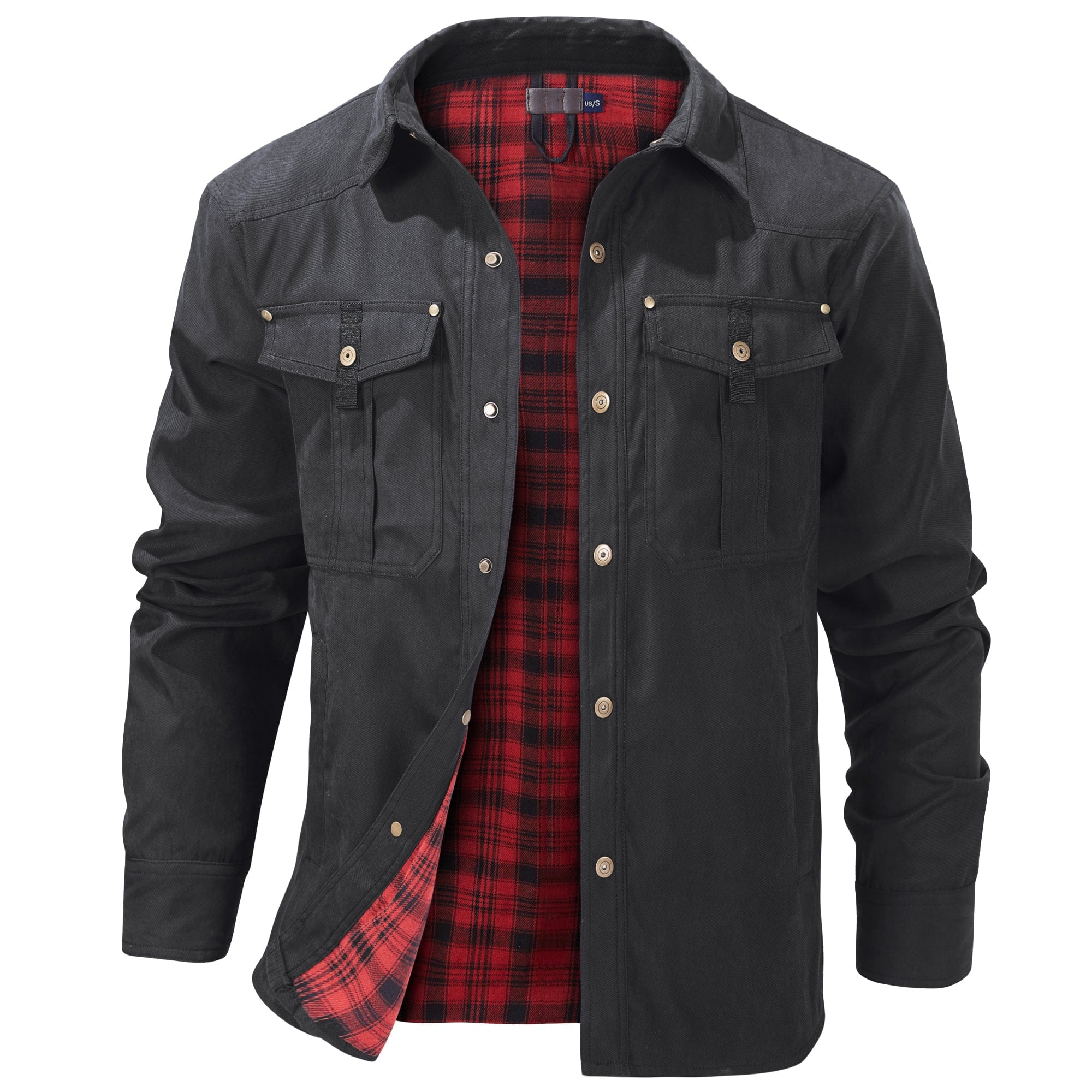 Men’s Casual Jacket | Button-Up and Pockets