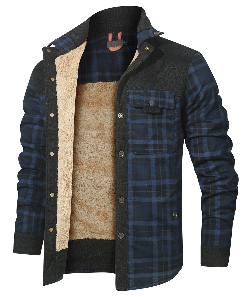 Men’s Casual Jacket | Button-Up Pockets