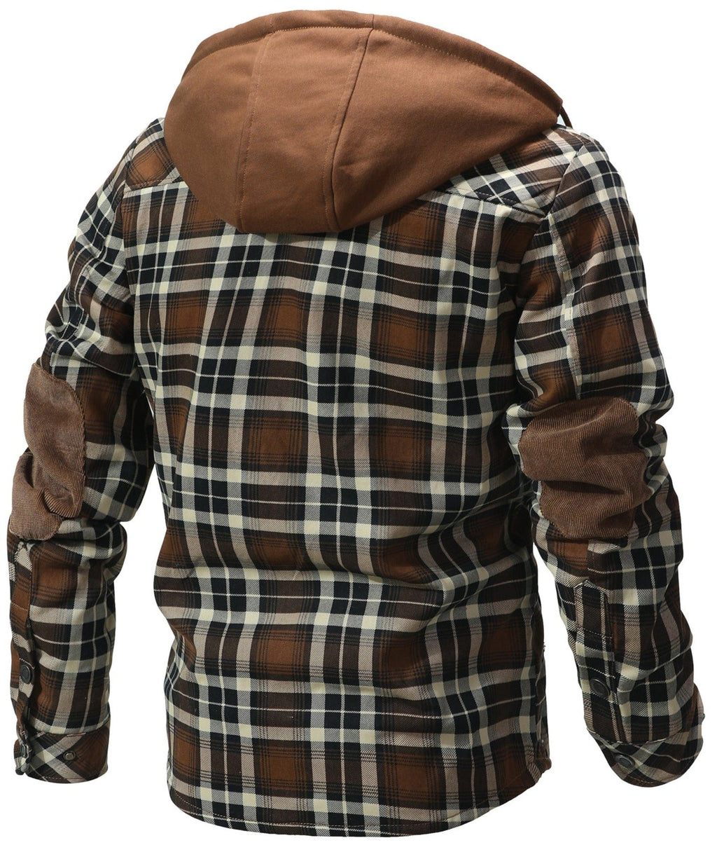 Men’s Hooded Jacket | Zip-Up Pockets