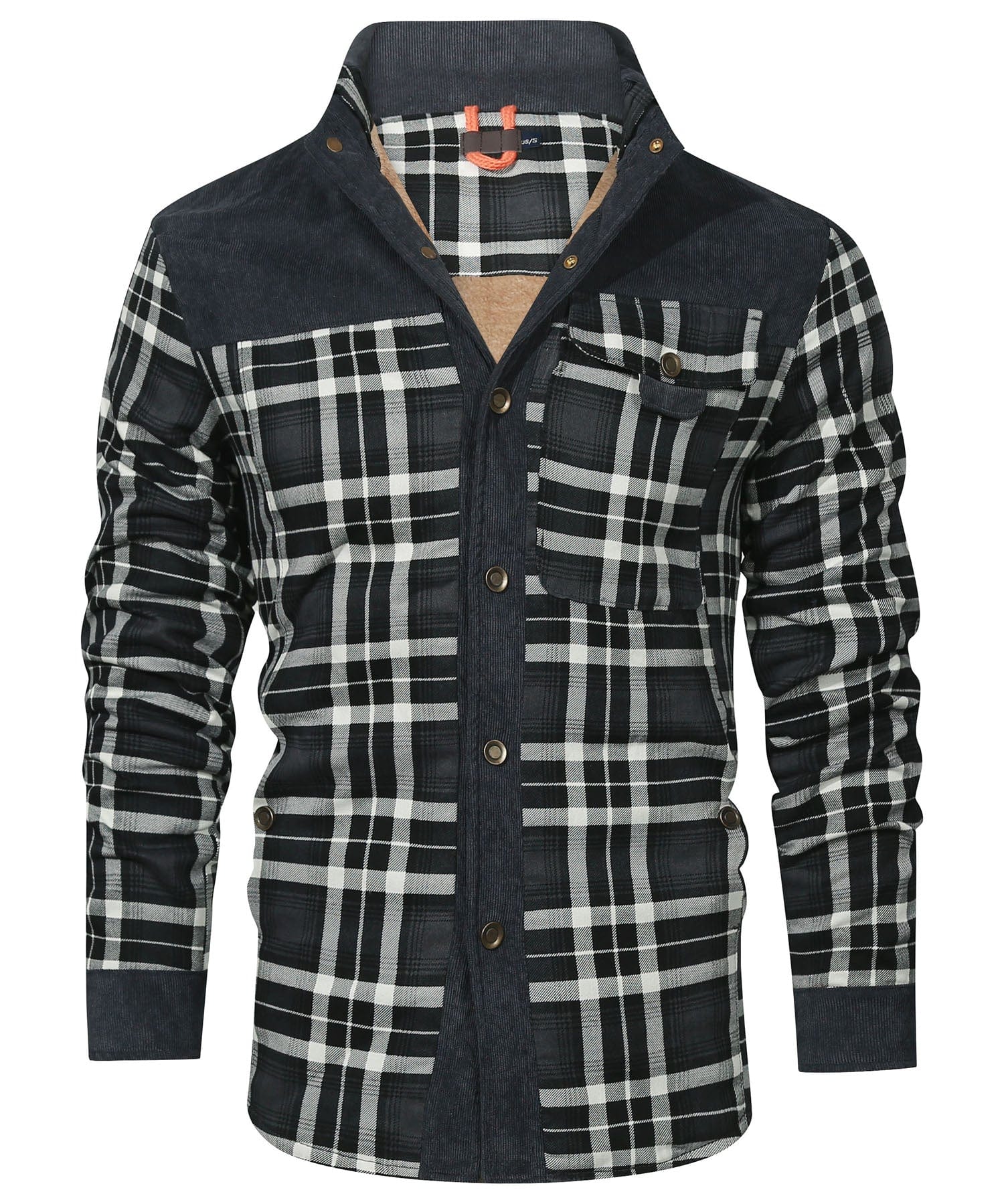Men’s Casual Jacket | Button-Up Pockets