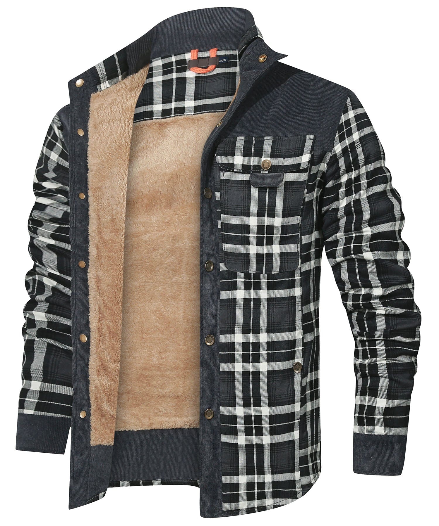 Men’s Casual Jacket | Button-Up Pockets