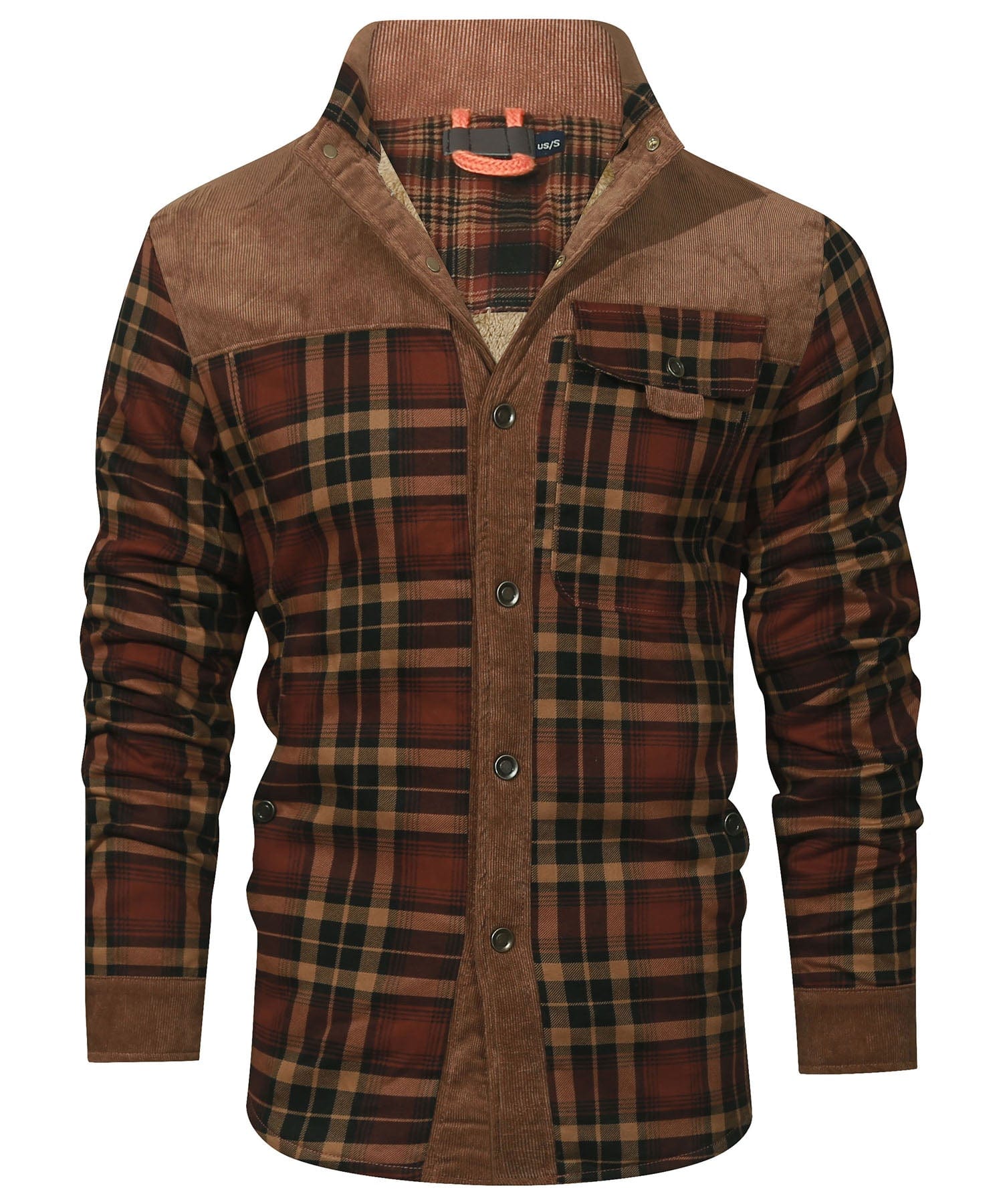 Men’s Casual Jacket | Button-Up Pockets