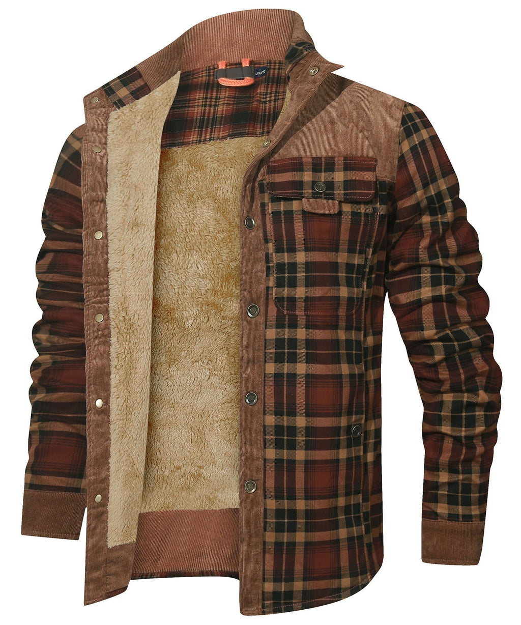 Men’s Casual Jacket | Button-Up Pockets