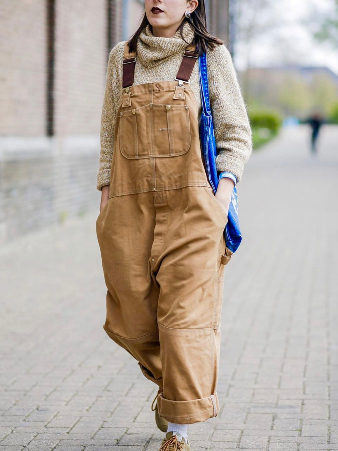 Women’s Cargo Jumpsuit | Straight Leg and Pockets