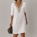 Women’s Summer Dress with V-Neck | Mini