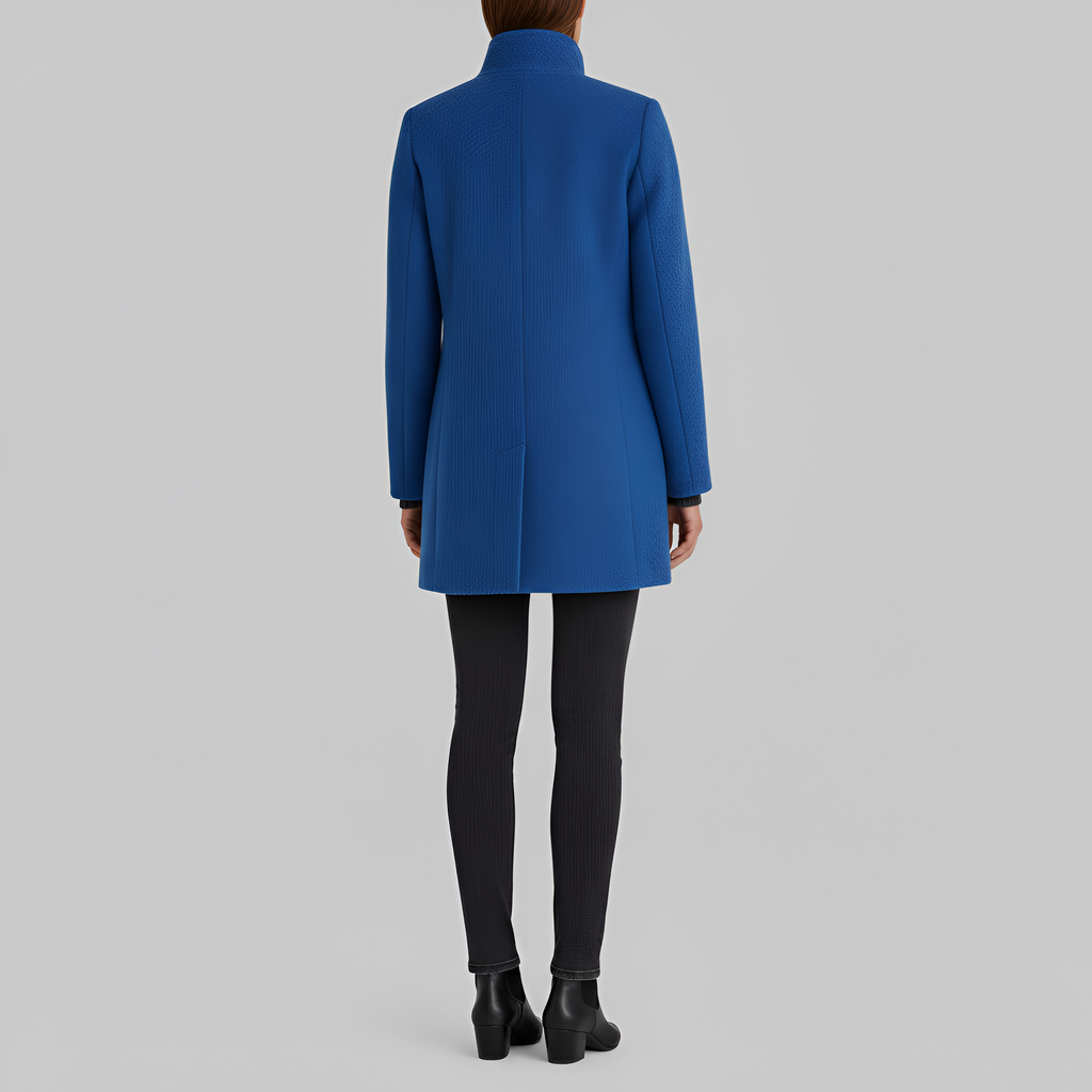Women’s Casual Coat | Button-Up Pockets