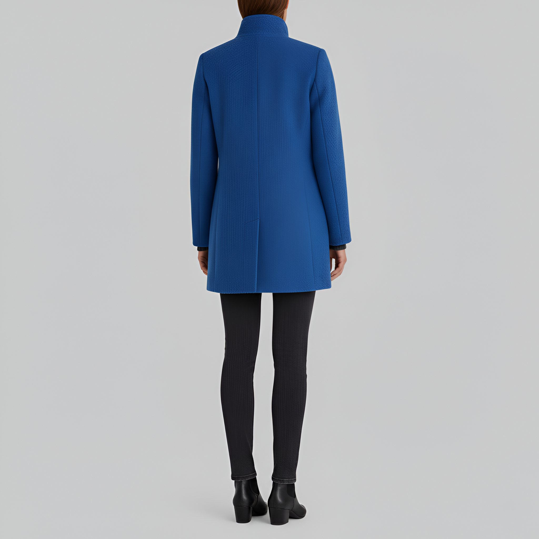 Women’s Casual Coat | Button-Up Pockets