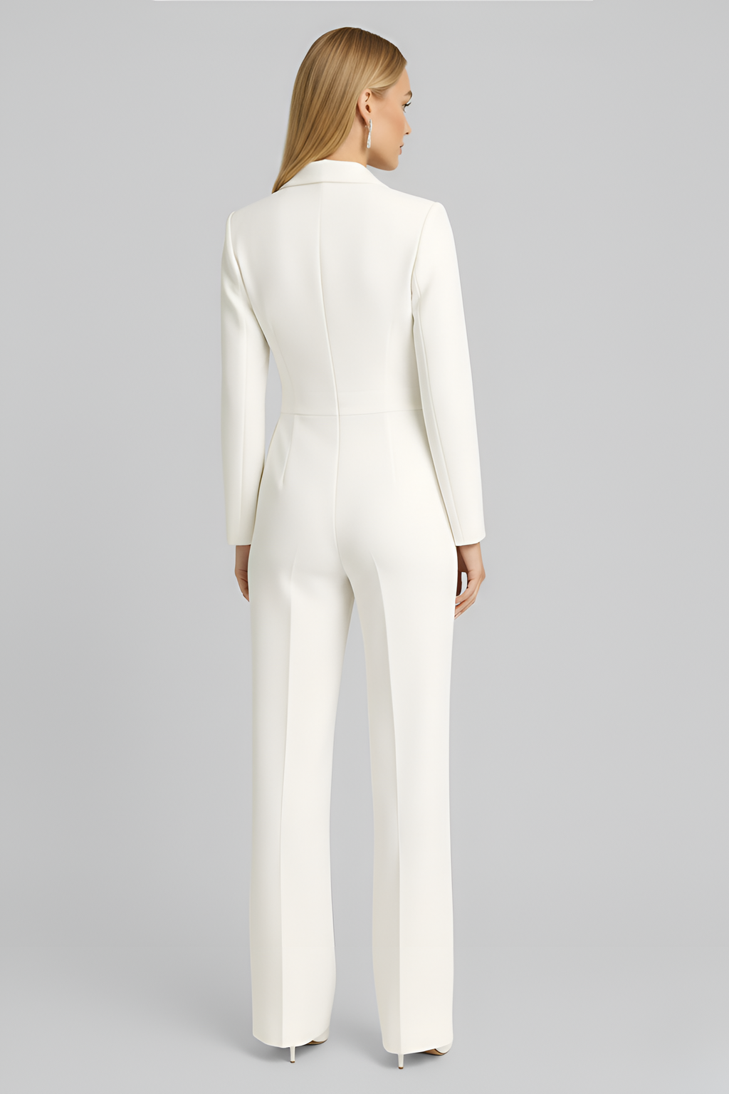 Women’s Formal Jumpsuit | Long Sleeve Wide Leg