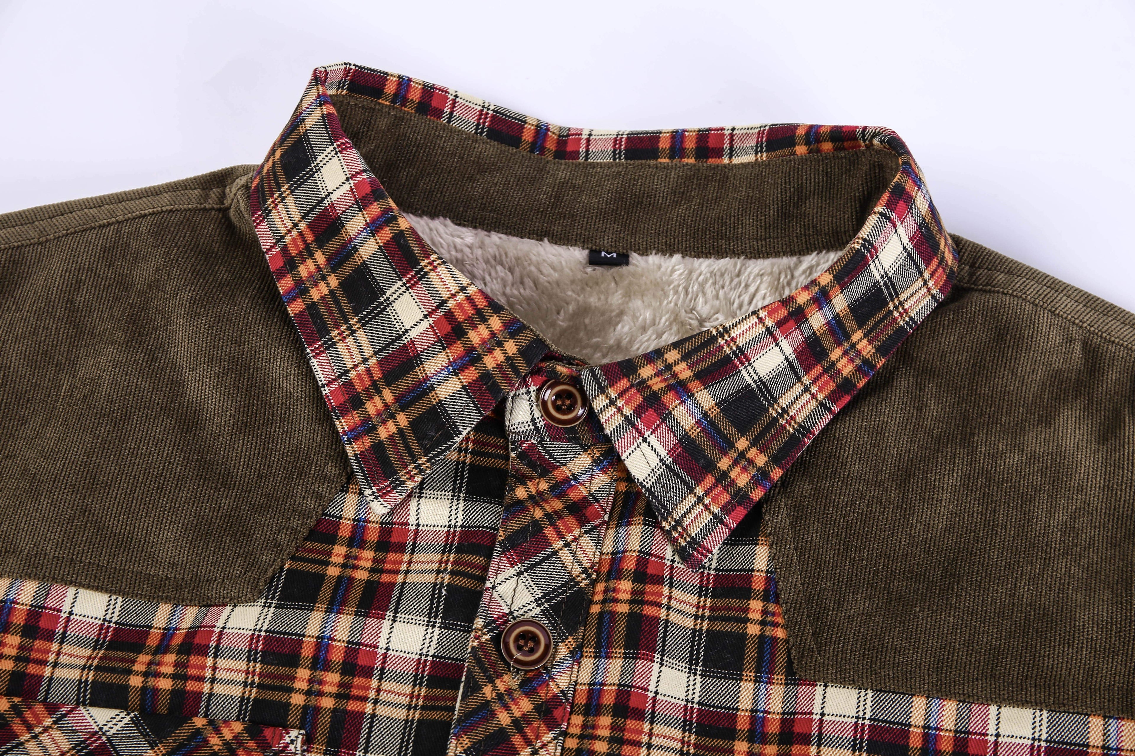 Men’s Casual Fleece Jacket | Button-Up