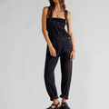 Women’s Casual Jumpsuit | Adjustable Straps and Straight Leg