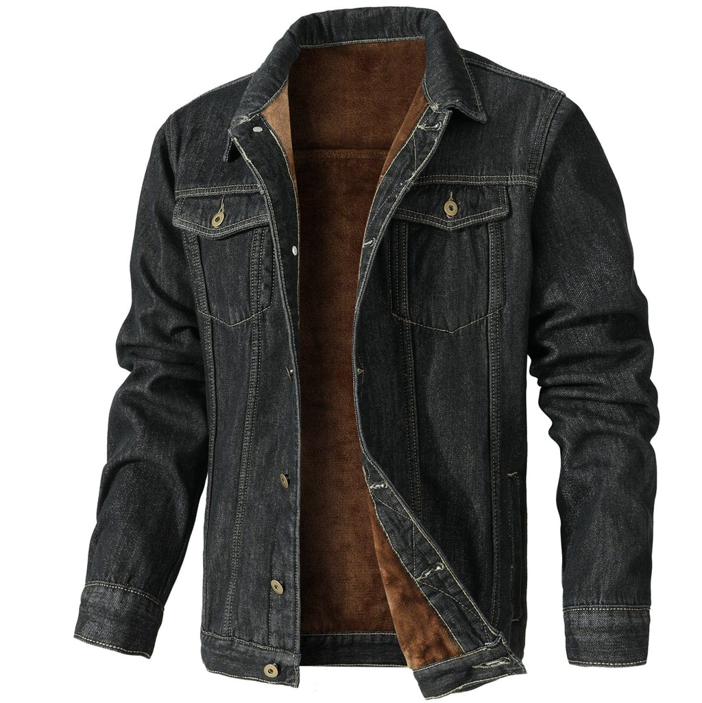 Men’s Denim Jacket | Button Up Pockets