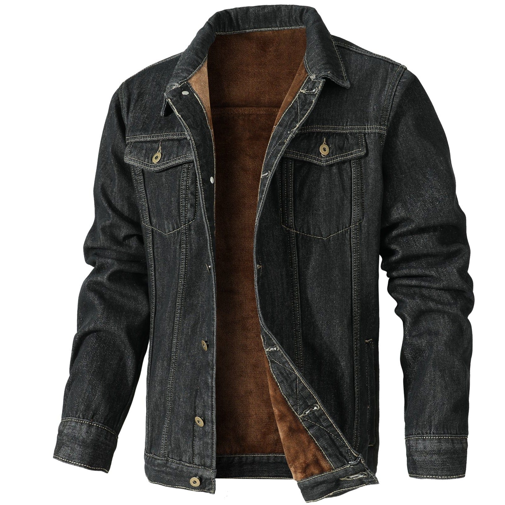 Men’s Denim Jacket | Button Up Pockets
