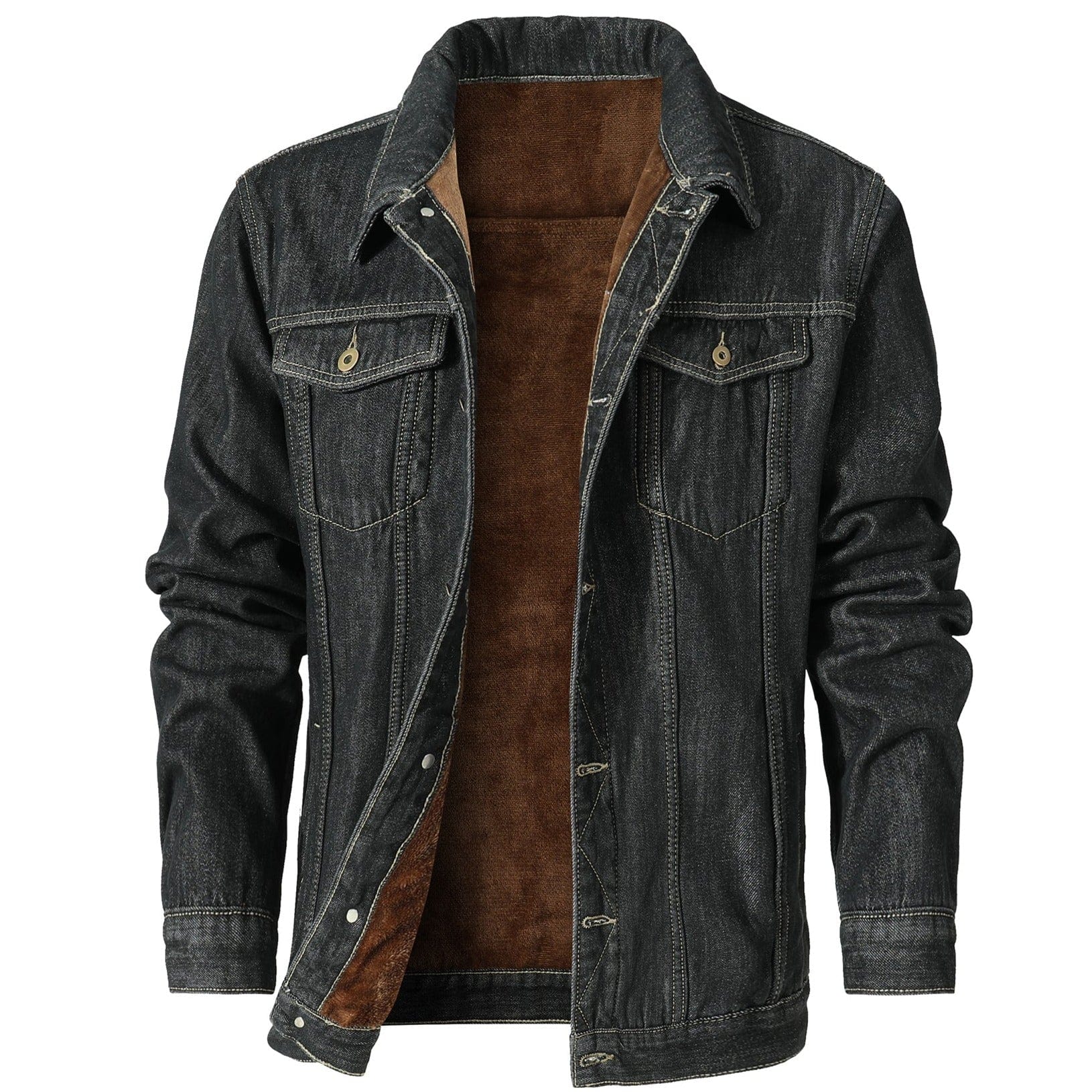 Men’s Denim Jacket | Button Up Pockets