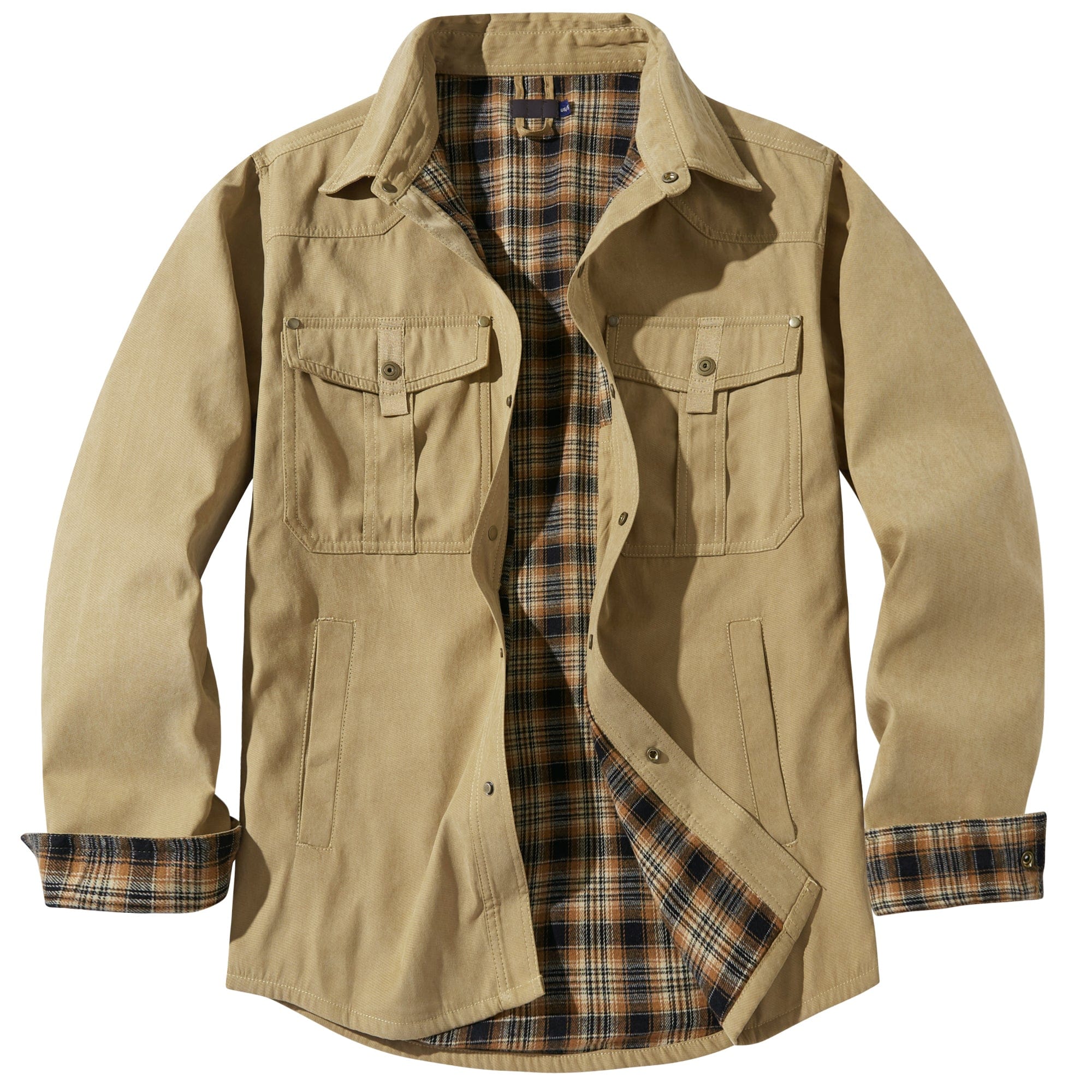Men’s Casual Jacket | Button-Up and Pockets