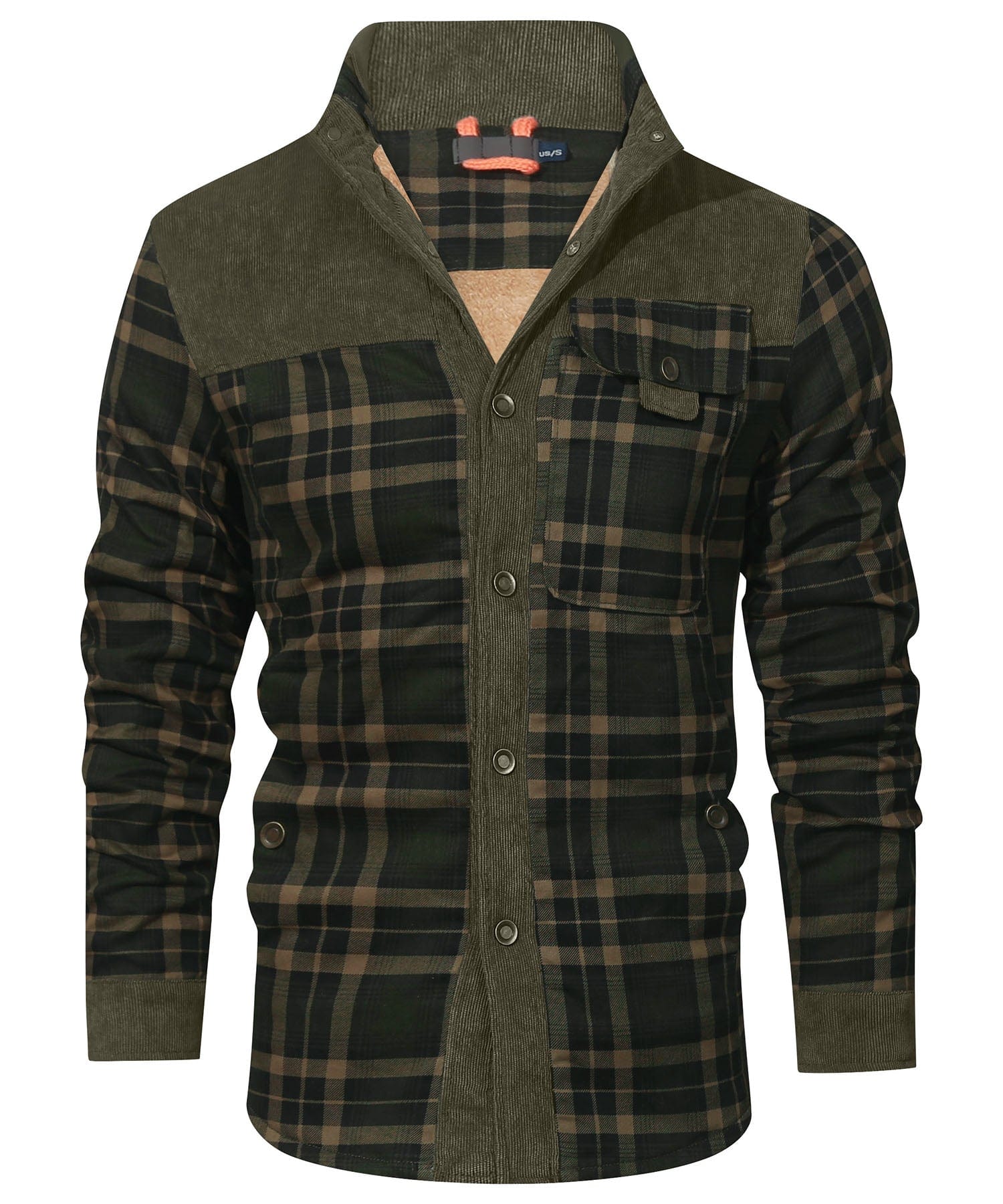 Men’s Casual Jacket | Button-Up Pockets