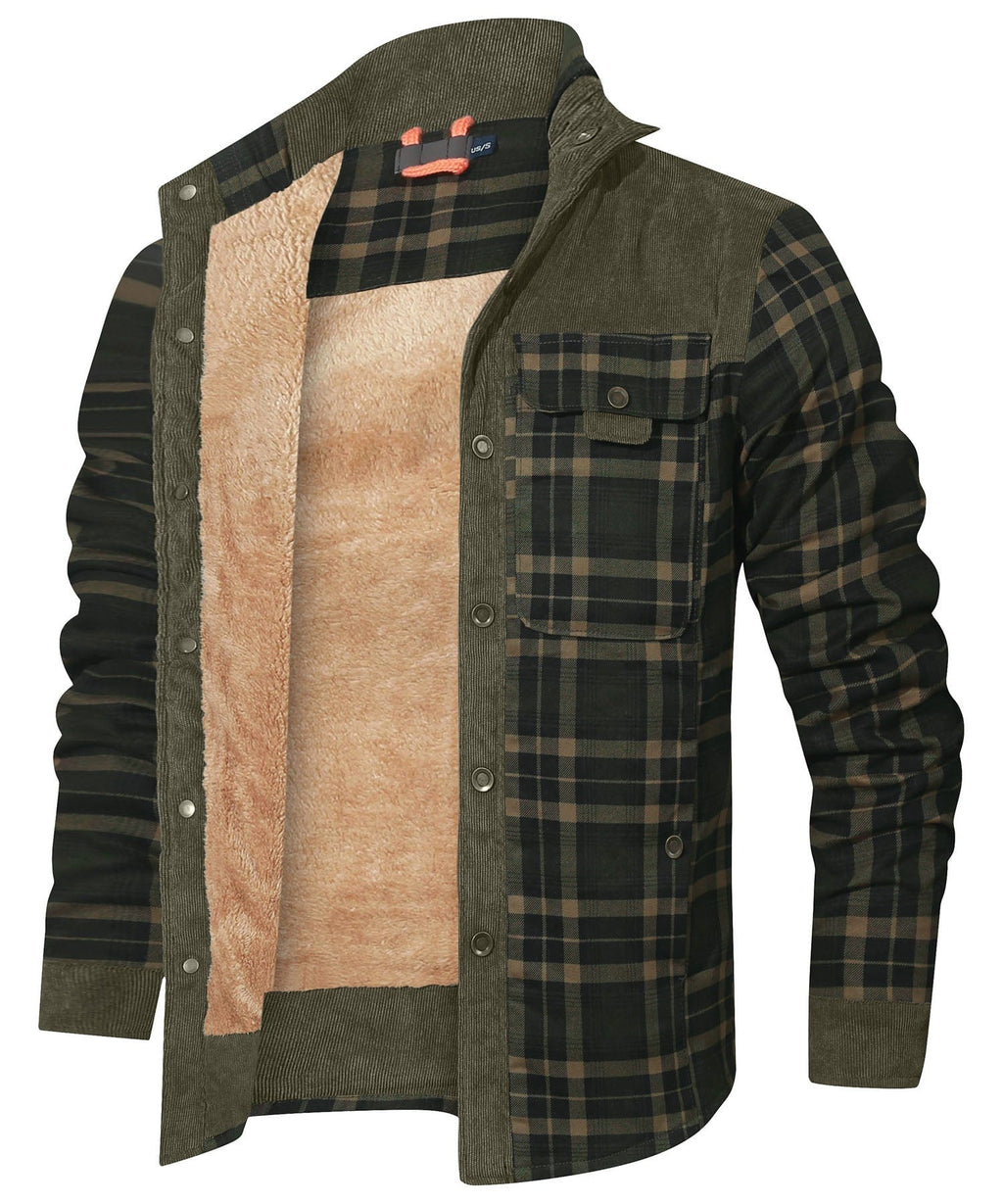 Men’s Casual Jacket | Button-Up Pockets