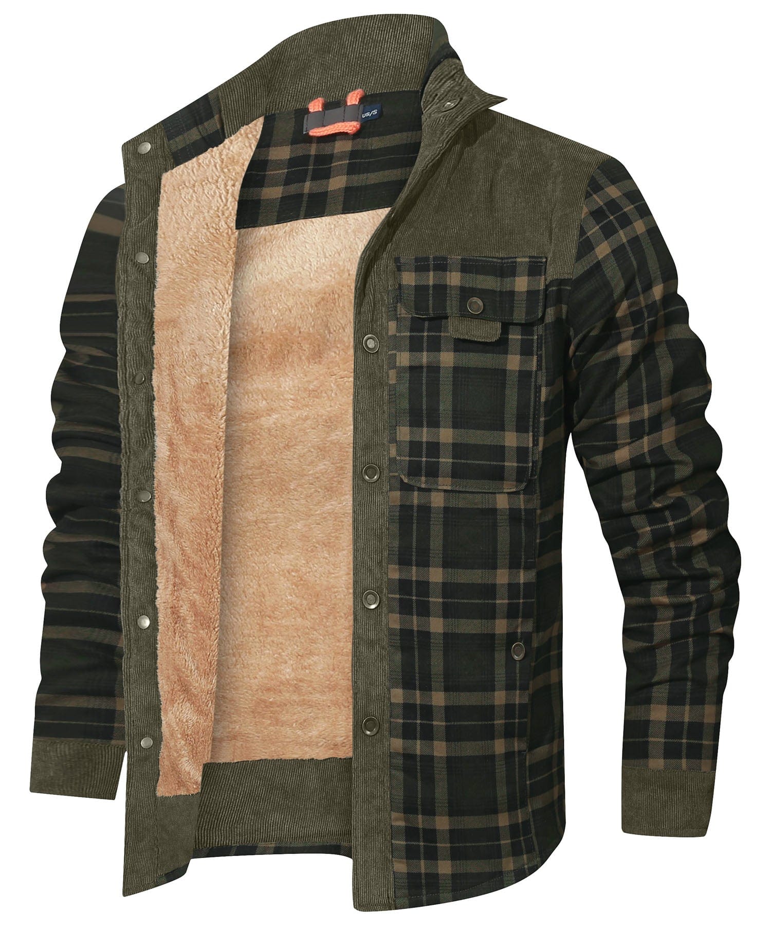 Men’s Casual Jacket | Button-Up Pockets
