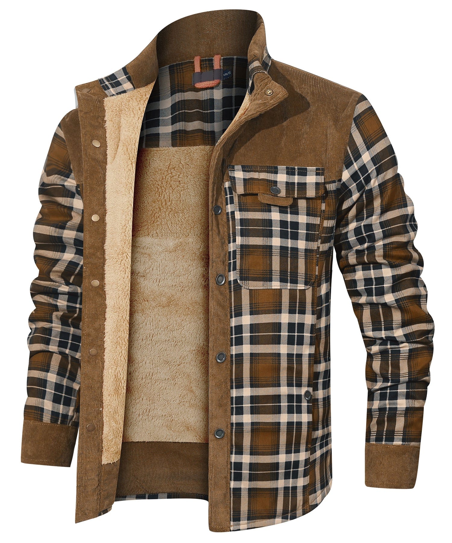 Men’s Casual Jacket | Button-Up Pockets