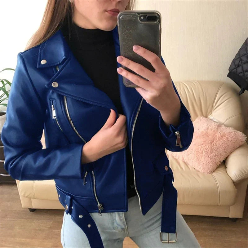 Women’s Cropped Jacket | Zip-Up Pockets