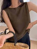 Women’s Crop Tank Top in Sleeveless Casual Style | Women Tank Top