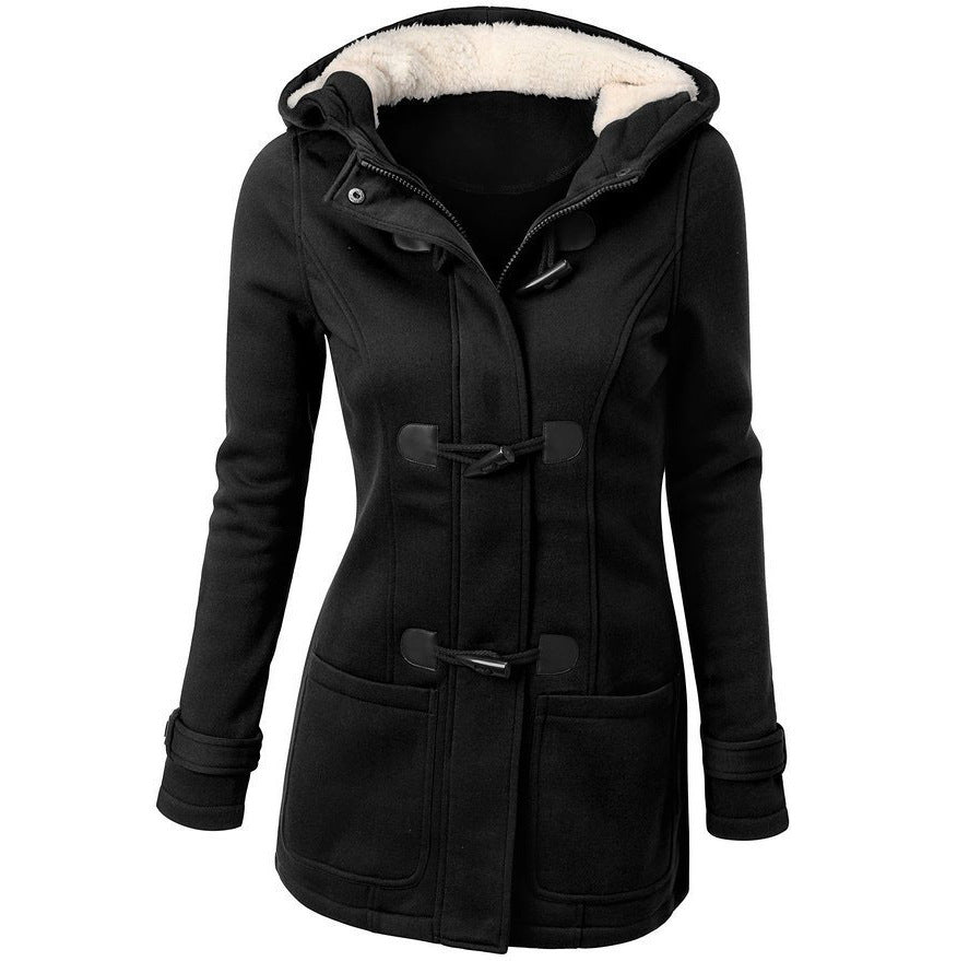 Women’s Winter Coat | Hooded Pockets