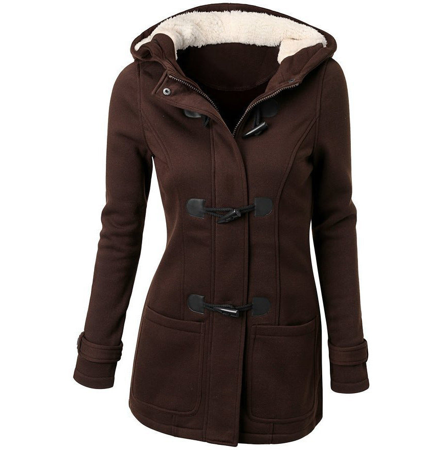 Women’s Winter Coat | Hooded Pockets