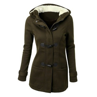 Women’s Winter Coat | Hooded Pockets