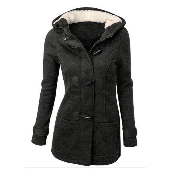 Women’s Winter Coat | Hooded Pockets