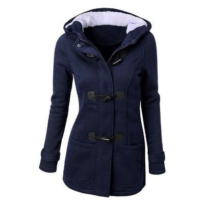 Women’s Winter Coat | Hooded Pockets