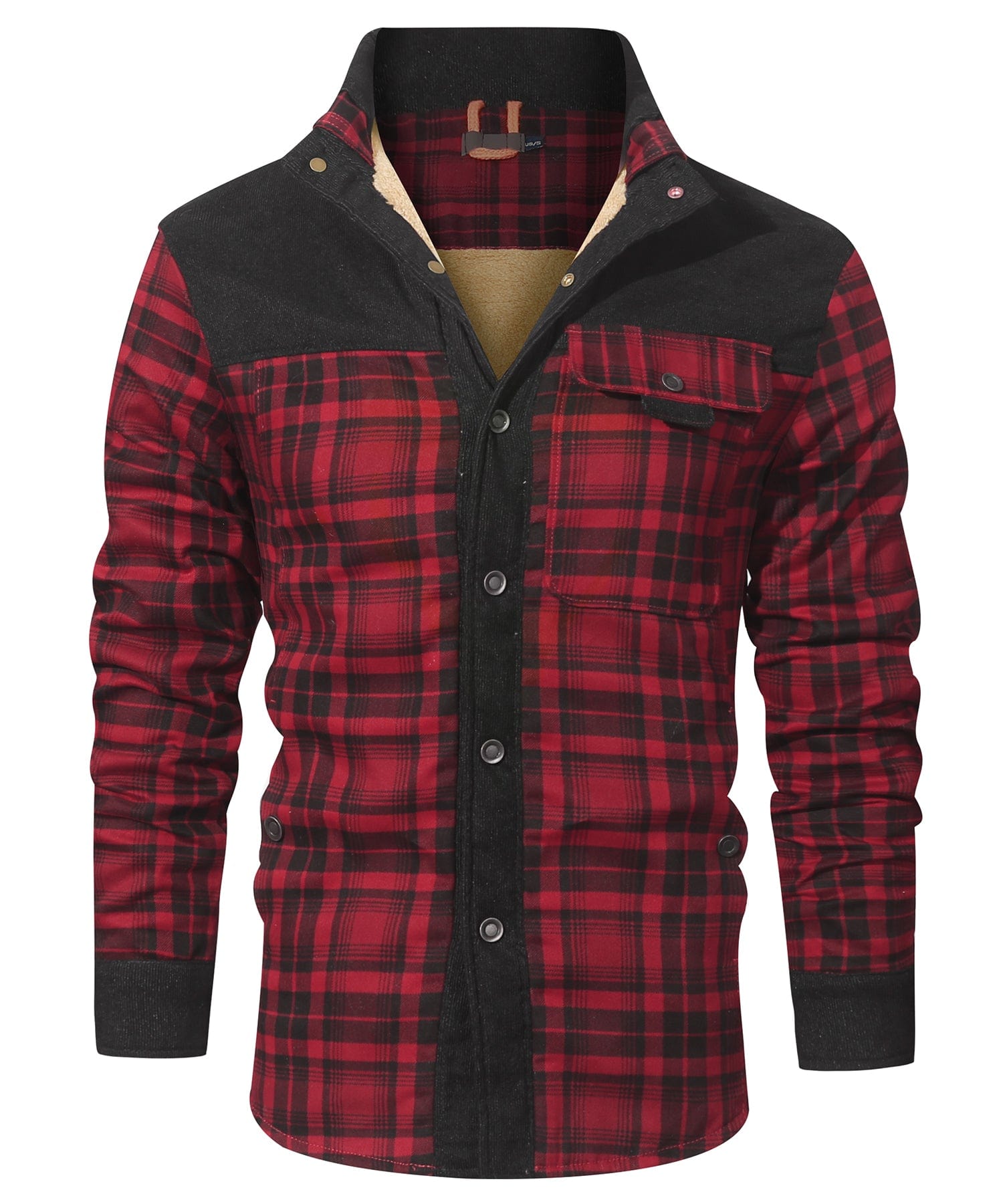Men’s Casual Jacket | Button-Up Pockets
