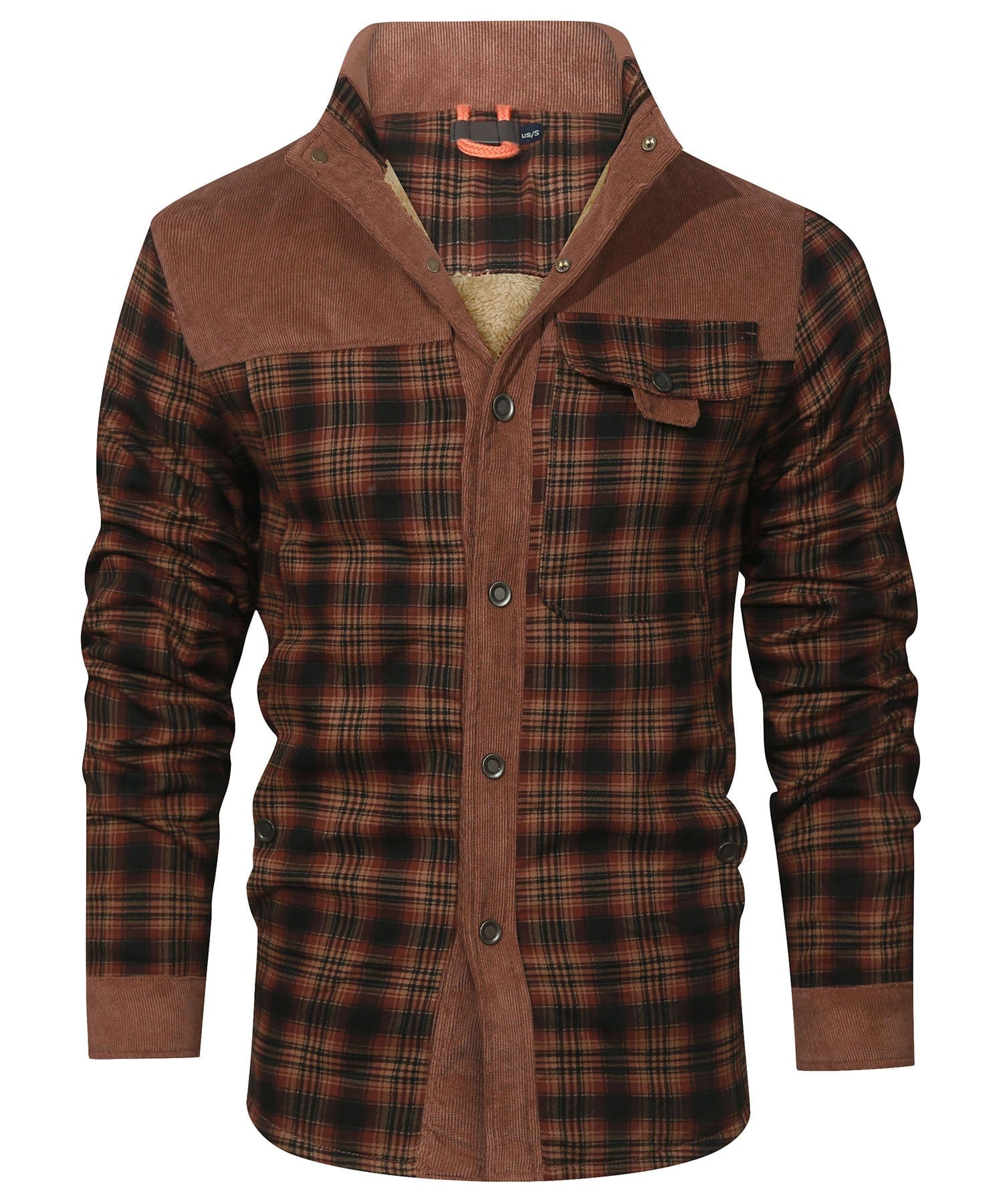 Men’s Casual Jacket | Button-Up Pockets