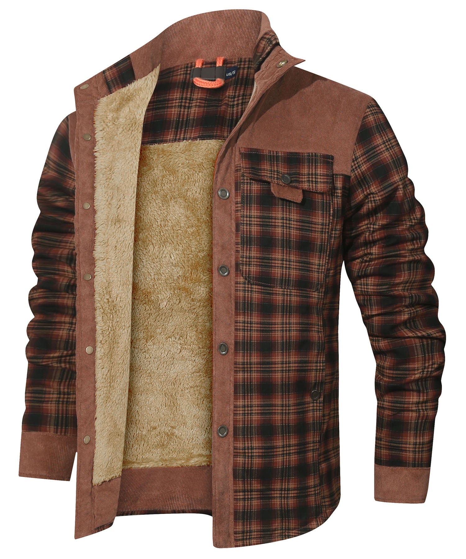 Men’s Casual Jacket | Button-Up Pockets