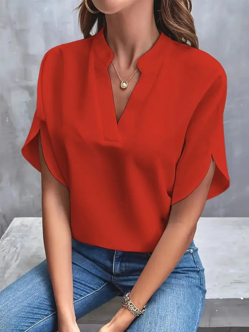 Women’s Casual Blouse | V-Neck