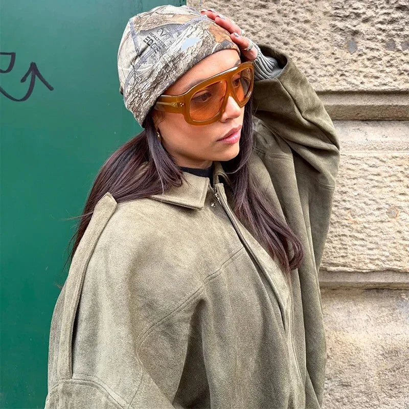 Women’s Cropped Jacket | Oversized Fit
