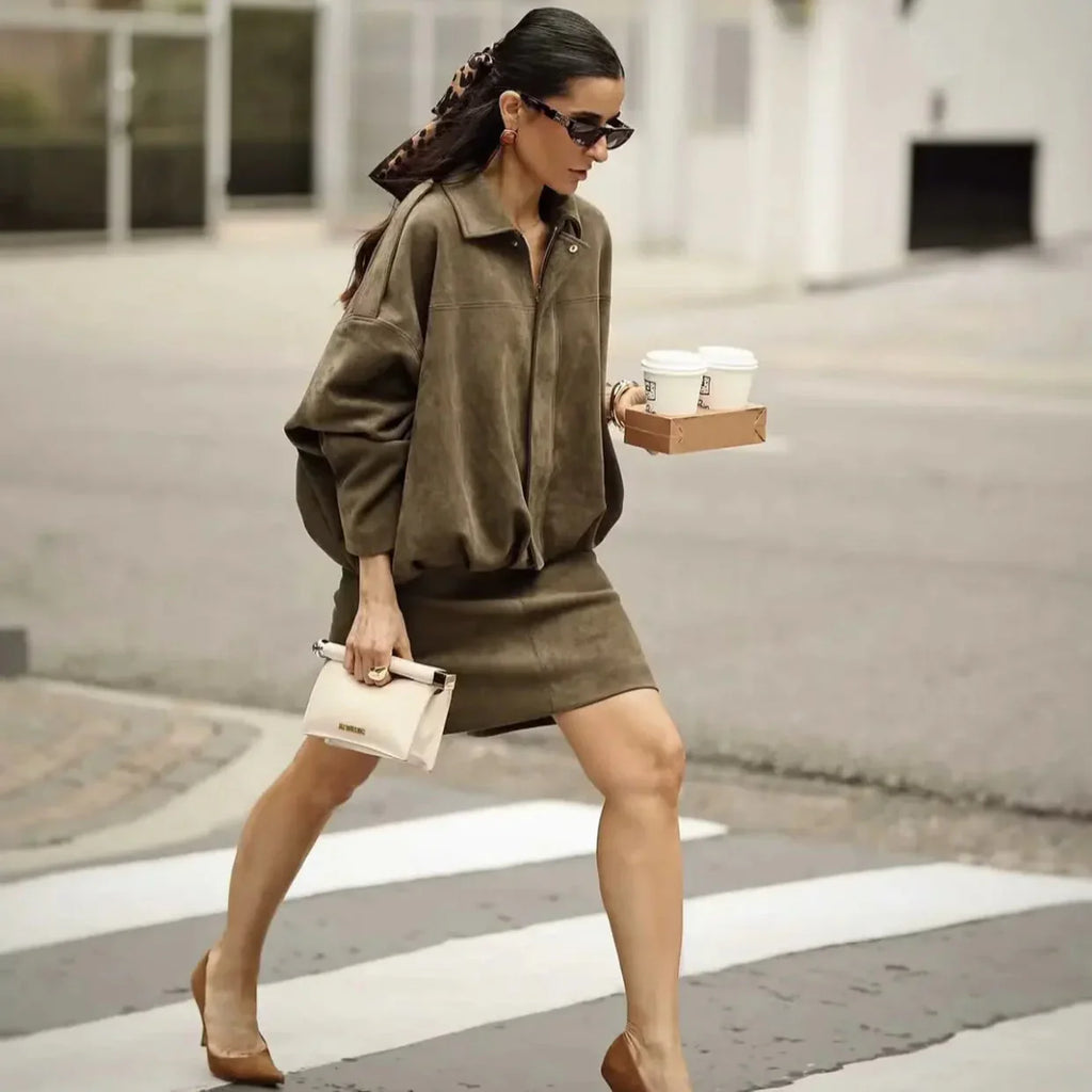 Women’s Cropped Jacket | Oversized Fit