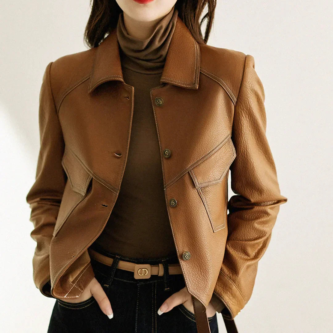 Women’s Cropped Jacket | Buttoned