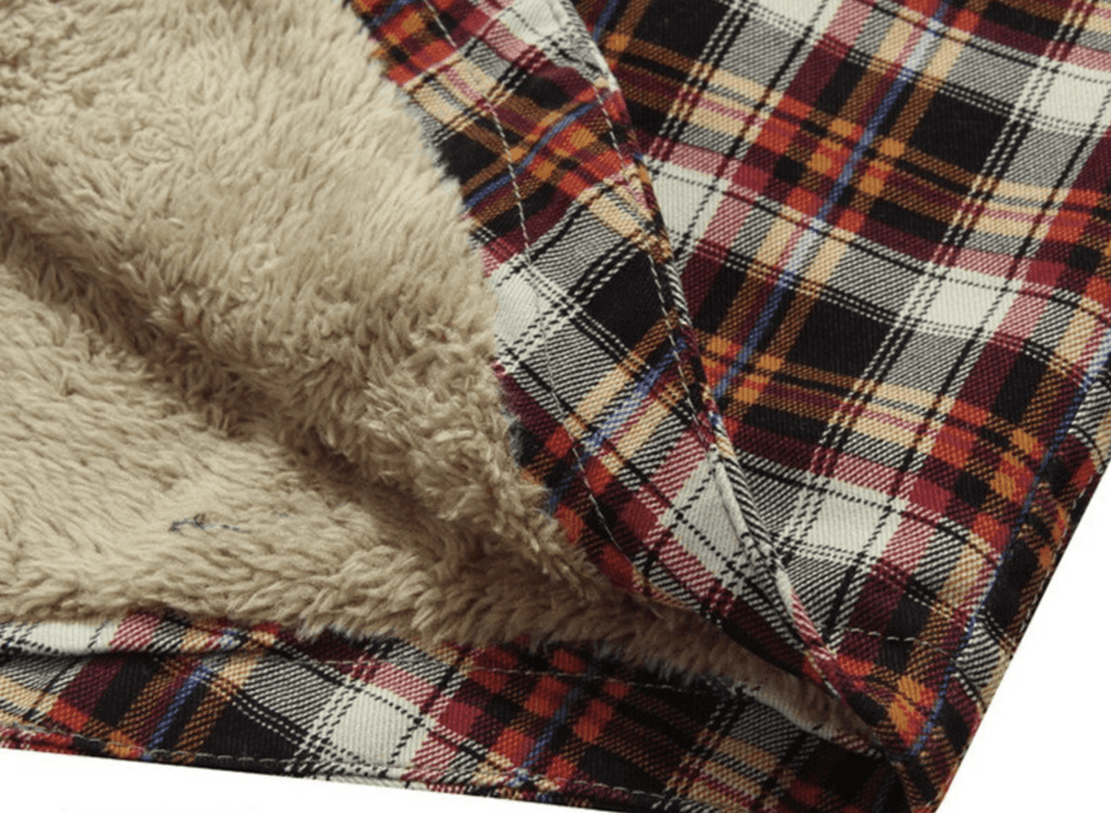 Men’s Casual Fleece Jacket | Button-Up