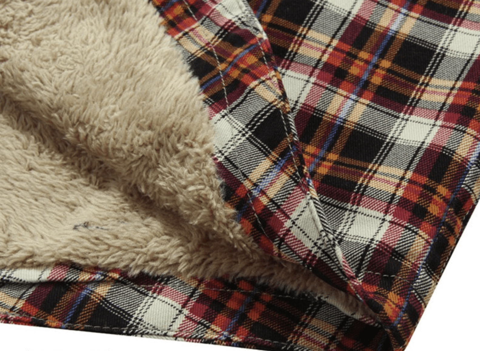 Men’s Casual Fleece Jacket | Button-Up