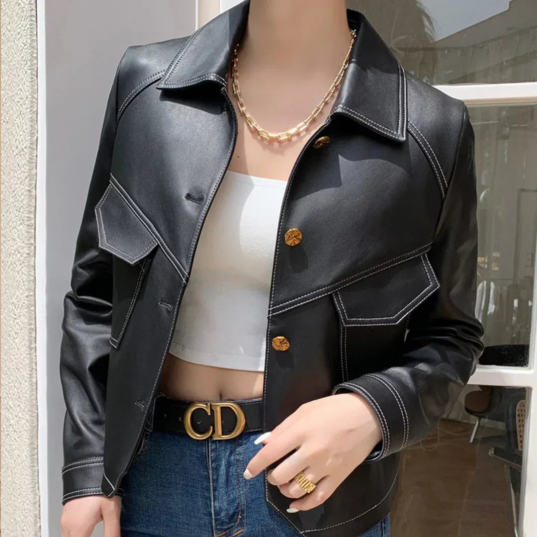 Women’s Cropped Jacket | Buttoned