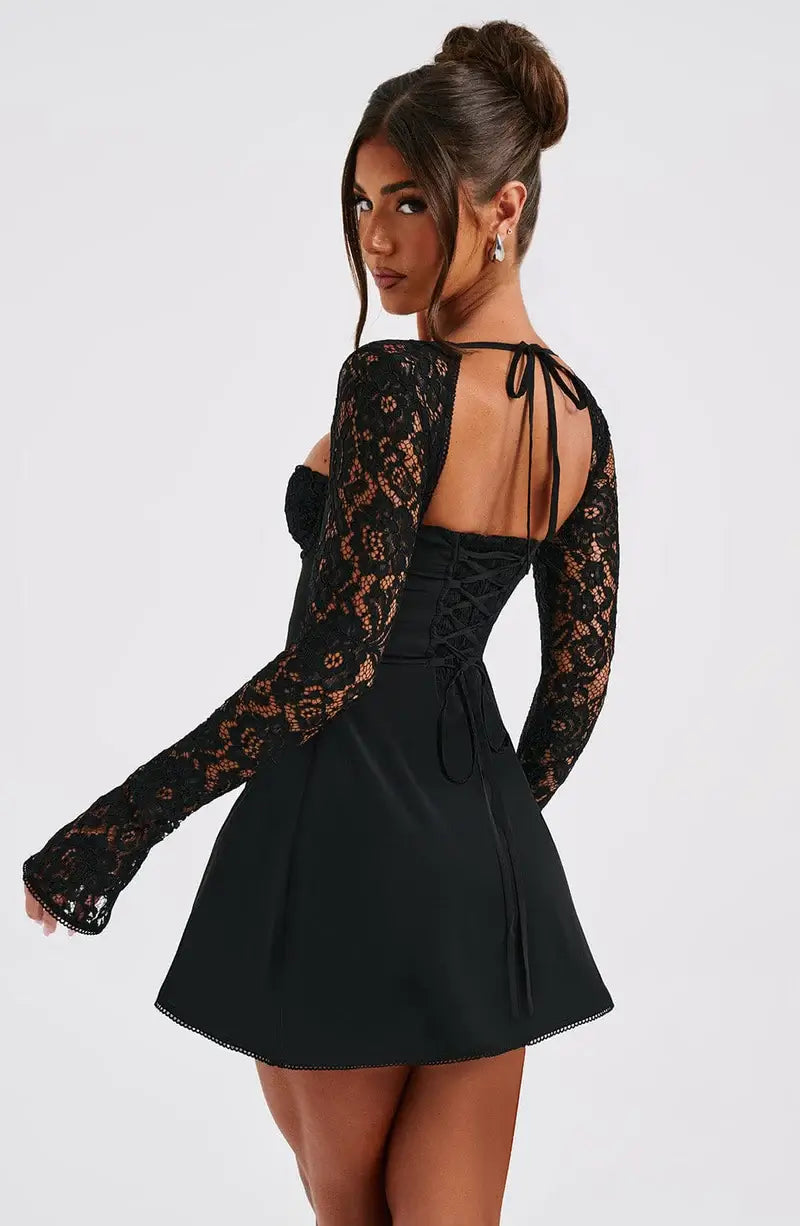 Women’s Formal Dress with Long Sleeve | Mini