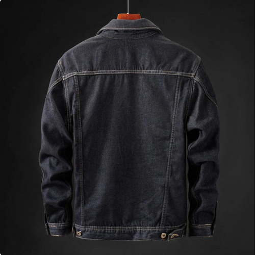 Men’s Casual Denim Jacket | Button-Up Pockets