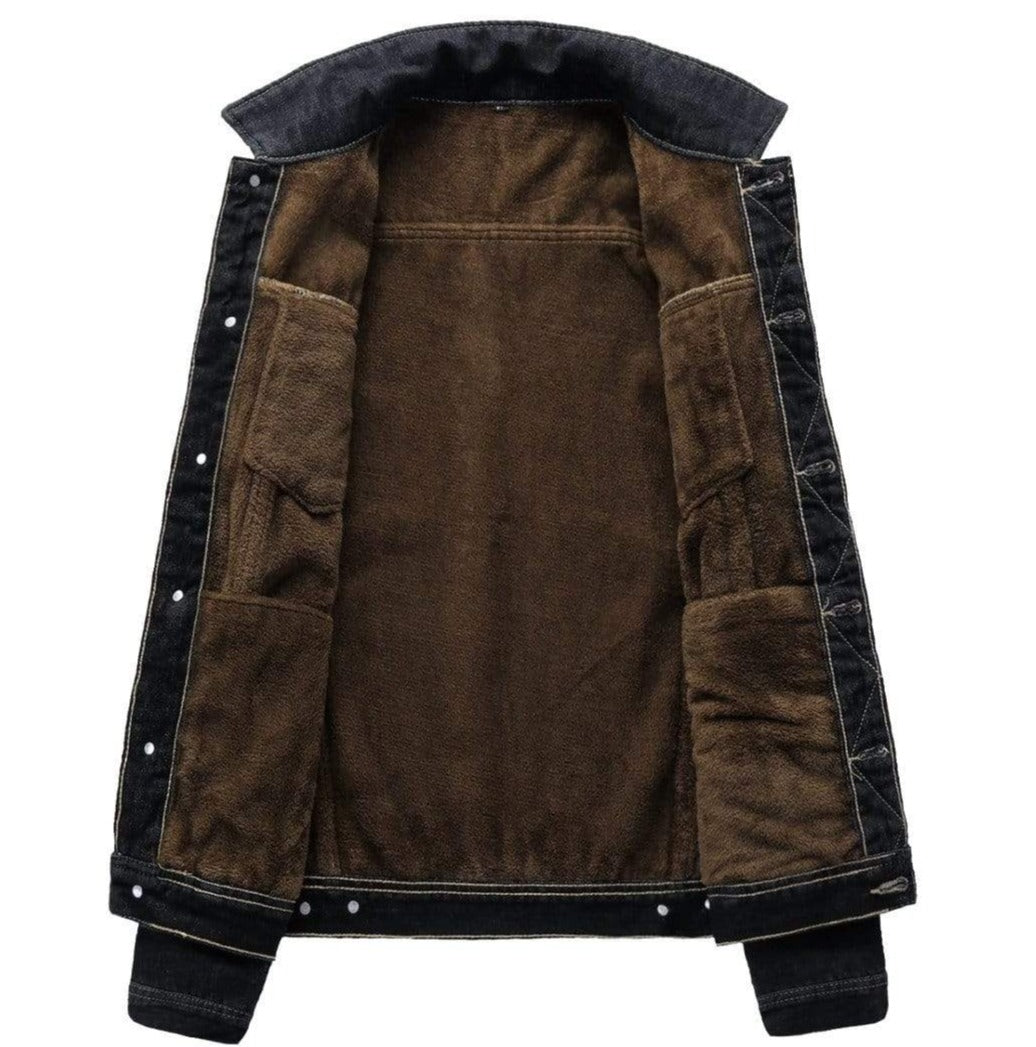 Men’s Denim Jacket | Button Up Pockets