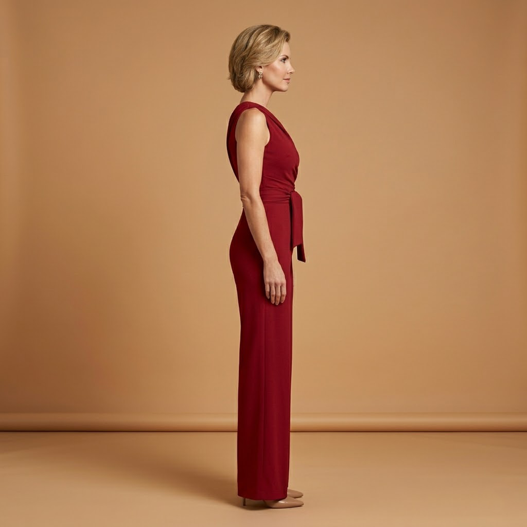 Women's Formal Jumpsuit | One Shoulder and Wide Leg