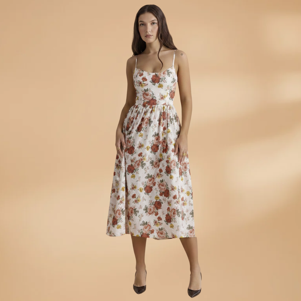 Women's Floral Dress | Midi